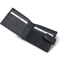 Barneys Originals Men's Real Leather Bi Fold Wallet in Black