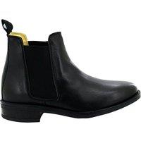 Roamers Men's Leather Gusset Boots in Black | Size: 10