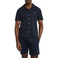 Nautica Men's Dundo SS Shirt in Dark Navy | Size: Small