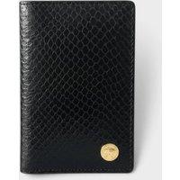 Versace Men's Medusa Card Case Leather Black