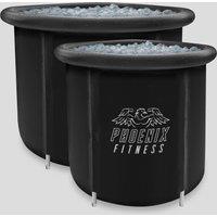 Phoenix Fitness Ice Recovery Bath - Portable Cold Water Therapy - 420 Litre in Black