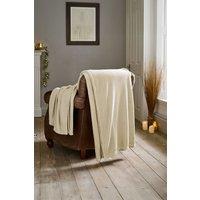 Deyongs "The Big One" Ultra-Soft Large Plush Throw - 230x270cm Oversized Fleece Blanket in White | Size: 230 cm x 270 cm