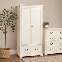 Melody Maison Large Ivory Double Wardrobe - Charlotte Ivory Range