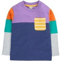 Frugi Boy's Tregony Panelled Top | Size: 3-4 Years