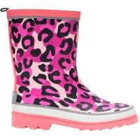 Regatta Mudplay III Junior Waterproof Wellingtons in Bright Pink | Size: Infant 8