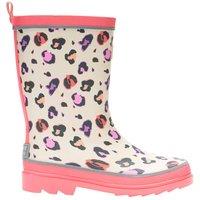 Regatta Foxfire Reflective Waterproof Wellies in Cream | Size: Infant 11