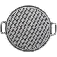 Living and Home Livingandhome Black Cast Iron Grill Pan with Handles