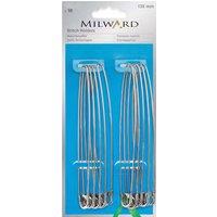 Milward STITCH HOLDERS PK10 - Stitch Holders: Steel: 135mm: 10 Pieces in Silver