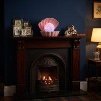 HOME LUXE INTERIOR Home Luxe Seashell Dream Swirl Pearl LED Mood Lamp | Soft Pink
