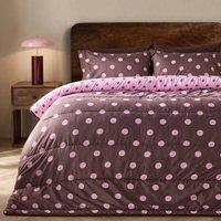 OHS Polka Dot 10.5 TOG Reversible Coverless Duvet Set Washable Bedding | Size: King