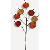 Stella Graham Velvet Pumpkin Stalk Decoration - Velvet Material - 71 x 12.5 cm