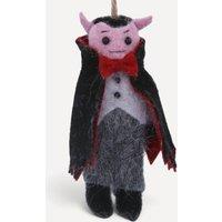 Stella Graham Felt Dracula Halloween Decoration, Soft Felt, 11 x 8 cm | Size: 18 cm x 9 cm