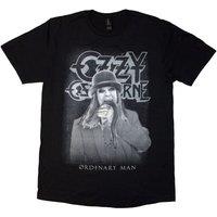 Ozzy Osbourne Ordinary Man Snake Ryograph T-Shirt in Black | Size: 2XL