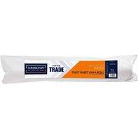 Hamilton Trade Dust Sheet ON A Roll - 2m x 50m in White