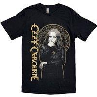 Ozzy Osbourne Patient No. 9 Gold Graphic T-Shirt in Black | Size: Small