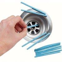 Clarsen Enzyme Drain Sticks, 2 Packs of 12, 24 Total in Blue