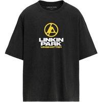 Rock Off officially Licensed Products Linkin Park Unshatter Tracklist T-Shirt in Black | Size: 2XL