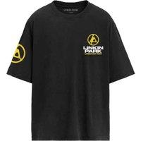 Rock Off officially Licensed Products Linkin Park Unshatter Pocket T-Shirt in Black | Size: Large