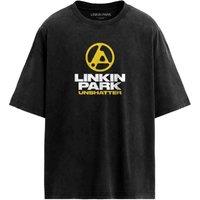Rock Off officially Licensed Products Linkin Park Unshatter The Hardest Part T-Shirt in Black | Size: Large