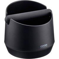 Cooks Professional Espresso Knock Box - Plastic Coffee Grounds Bin in Black | Size: Medium