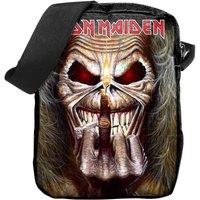 Rocksax Iron Maiden Crossbody Bag - Middle Finger in True Black
