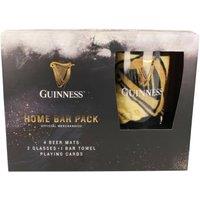 Guinness 8pc Home Bar Set in Clear