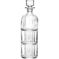 RCR 3 Piece Timeless Crystal Glass Whisky Decanter Set - 345ml in Clear