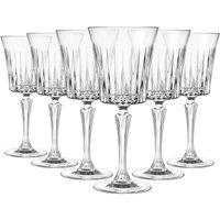 RCR Timeless Crystal White Wine Glasses - 230ml - Pack of 6 in Clear