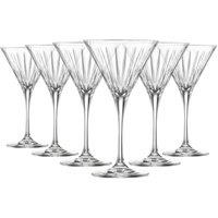 RCR Timeless Crystal Martini Glasses - 210ml - Pack of 6 in Clear