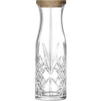 RCR Crystal Melodia Glass Carafe with Cork Lid - 1L in Clear