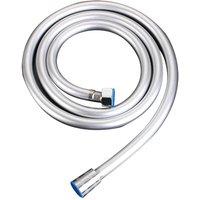 NESTLUNE 1.5m Smooth Matt Silver Shower Hose Brass Pipe Standard | Size: 1000mm x 400mm