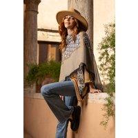 Elizabetta Boutique Women's Dafne - Silk Scarf Shawl in Beige