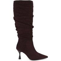 KG Kurt Geiger Women's 'Autumn Slouch Knee' Suedette Boots in Chocolate | Size: 4