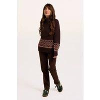 Brakeburn Women's Blake Trouser in Brown | Size: 14