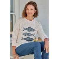 WoolOvers Women's Catch Of The Day Jumper | Size: Medium