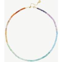 Miss Cecilia Women's Rainbow Beaded Necklace | Size: 49 cm