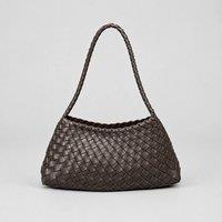 RIMINI Women's Woven Sling Bag 'Leontina' - Grey Gray