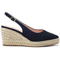 Moda In Pelle Women's 'Kassani' Suede Slingback Shoes in Black | Size: 4