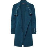 Star by Julien Macdonald Women's Zip Detail Cardigan in Teal | Size: 10-12