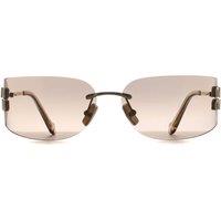 Miu Miu Women's Rectangle Gold Bronze Mirror Gradient MUA51S
