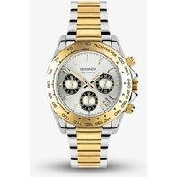 Sekonda Men's Mens Circuit Two-Tone Chronograph Watch 30254 in Silver