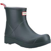 Hunter Men's 'Play Boot Short' Wellington Boots in Dark Green | Size: 11