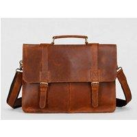 Touri Men's Genuine Leather Messenger in Brown