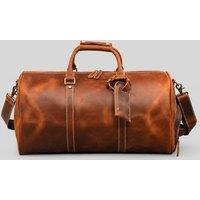 Touri Men's Brown Leather Weekender