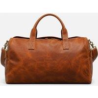 Touri Men's Genuine Leather Weekend Bag in Brown