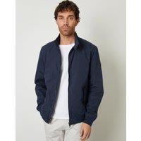 threadbare Men's Zip Up Harrington Jacket in Navy | Size: XL