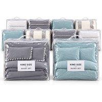 Smart Living 2 Pack Premium Duvet Cover Sets - Assorted Signature Collection | Size: Double