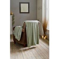 Deyongs "The Big One" Ultra-Soft Large Plush Throw - 230x270cm Oversized Fleece Blanket in Light Green | Size: 230 cm x 270 cm