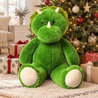 Voltico 100cm Giant Plush Animal Soft Toy - Assorted Designs in Green | Size: 100 cm