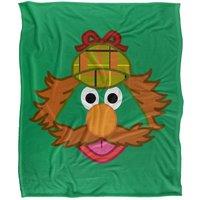 Sesame Street Big Face Sherlock Hemlock No Magnifer Silky Touch Super Soft Throw Bl | Size: Extra Large